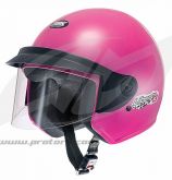CAPACETE LIBERTY THREE(56)rosa(ABERTO) TORK CAP-43PT
